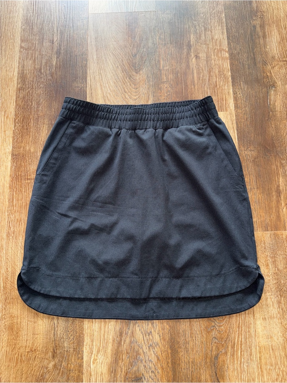Duluth Black Women's Casual Elastic-Waist Skirt - size 4